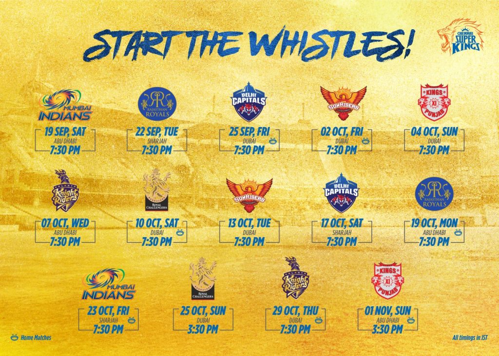 Chennai Super Kings Matches Schedule Pictures, Images ,photos