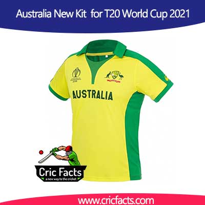 Australia Team Kit Jersey Uniform for ICC T20 World Cup 2021