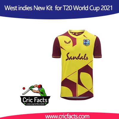 West indies Team Kit Jersey Uniform for ICC T20 World Cup 2021