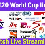 ICC T20 World Cup live streaming channels list 2022