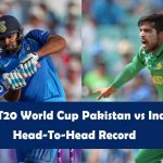 ICC T20 World Cup Pakistan vs India Head-To-Head Record