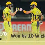 Which Team won by 10 Wickets in IPL