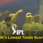 CSK's Lowest Totals Score in IPL History
