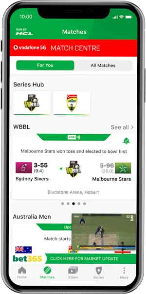 Cricket Australia Live - Live Streaming of T20 World Cup