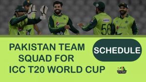 Pakistan Team Squad for ICC T20 World Cup 2022