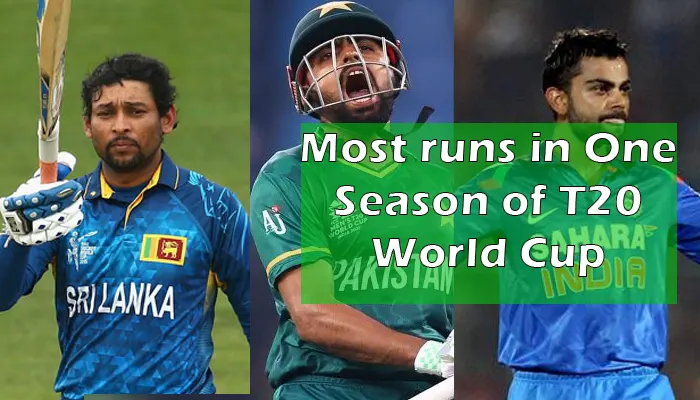 Most runs in One Season of T20 World Cup
