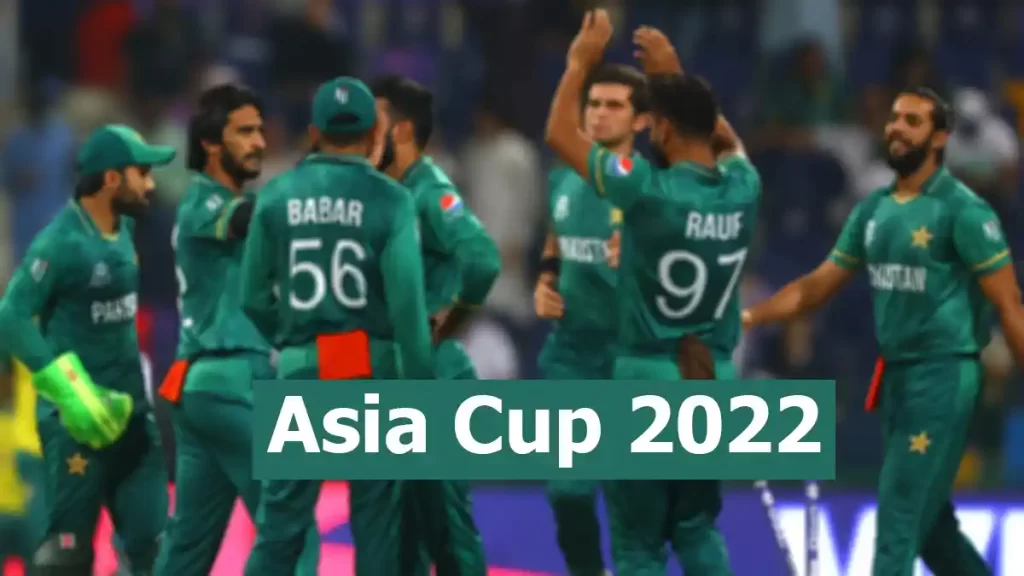Paksitan team squad for asia cup 2022 and schedule of cricket matches in uae