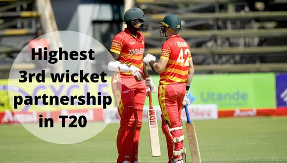 Highest 3rd Wicket Partnership in the History of T20 International