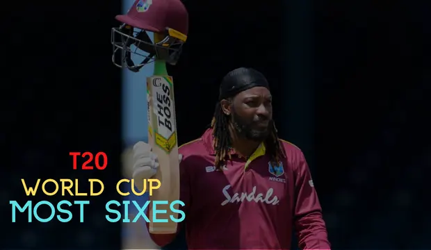 T20 World Cup Most Sixes