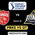 Punjab Kings vs Gujarat Titans IPL Match
