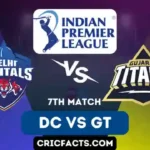 Delhi Capitals vs Gujarat Titans IPL Match 2023