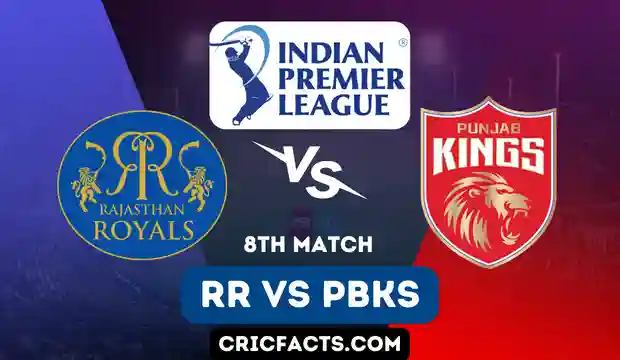 8th Match IPL 2023 RR vs PBKS