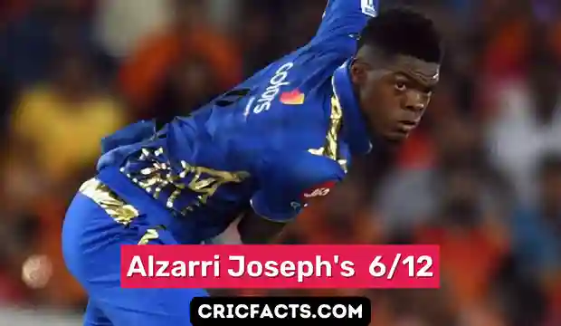Alzarri Josephs record breaking 612