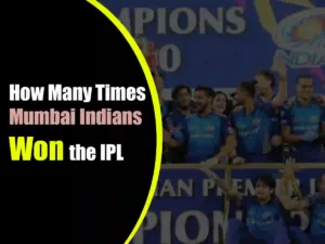 How Many Times Mumbai Indians Won IPL?