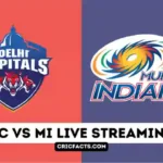 IPL 2023 DC vs MI Live Streaming