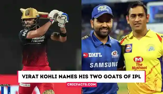 IPL 2023 Virat Kohli Names His Two GOATs of IPL Not MS Dhoni And Rohit Sharma
