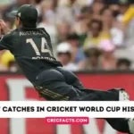 most catches in the history of the Cricket World Cup