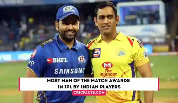 Most Player of the Match Awards won by Indians in the IPL