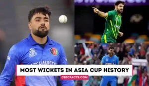 Most Wickets in Asia Cup History (1984 – 2022)