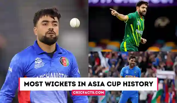bowler with the most wickets in the Asia Cup