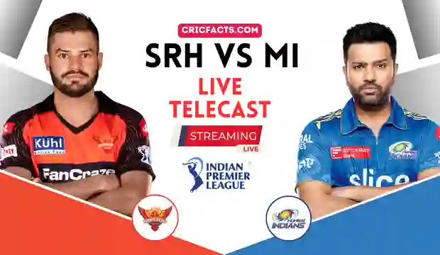 SRH vs MI match Live