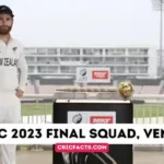 India Squad For ICC World Test Championship Final 2023