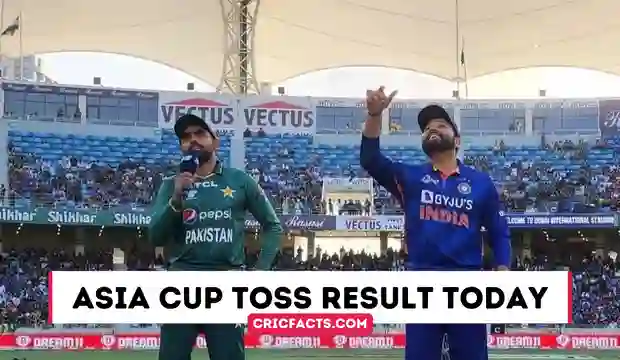 Today's Asia Cup match toss