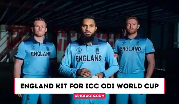 England Kit for Cricket World Cup 2023