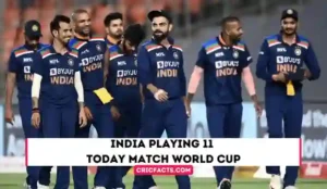 India Playing 11 Today Match World Cup 2023 – India Today Playing 11 ODI World Cup 2023 – IND Today Playing 11