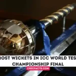 Most Wickets in WTC Final 2023