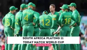 South Africa Playing 11 Today Match World Cup 2023 – South Africa Today Playing 11 ODI World Cup 2023 – SA Today Playing 11