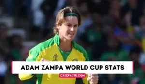 Adam Zampa World Cup Stats (2023), Career, Age, Wickets, Records