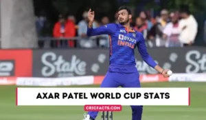 Axar Patel World Cup Stats (2023), Career, Runs, Wickets, 50s, 100s, Records