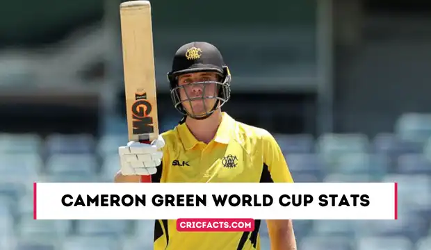 Cameron Green World Cup 2023 Stats