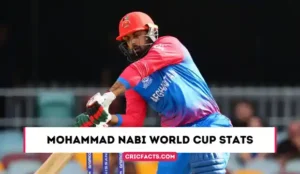 Mohammad Nabi World Cup Stats (2023), Career, Age, Runs, Wickets, 100s, 50s, Records