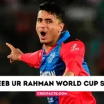 Mujeeb Ur Rahman World Cup Stats – Mujeeb Ur Rahman World Cup 2023 Stats