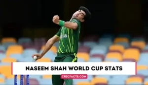 Naseem Shah World Cup Stats (2023), Age, Career, Wickets, Records