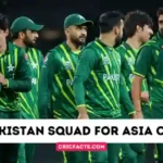 Pakistan Squad For Asia Cup 2023