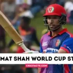 Rahmat Shah World Cup Stats – Rahmat Shah World Cup 2023 Stats