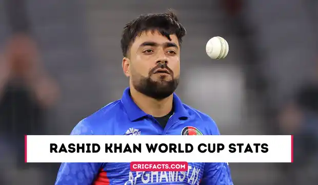 Rashid Khan World Cup Stats – Rashid Khan World Cup 2023 Stats