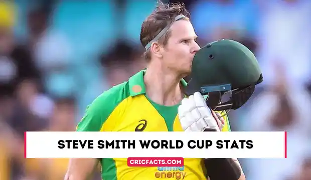 Steve Smith World Cup 2023 Runs Stats