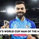 Today’s World Cup 2023 Man of the Match Player Result -Who Won Today’s WC MOM?