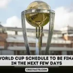 ICC ODI World Cup 2023 Schedule Update
