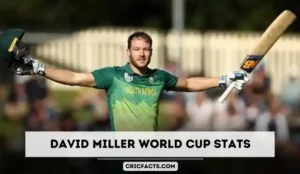 David Miller World Cup Stats (2023), Age, Career, Runs, Records
