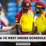 India vs West Indies 2023 Schedule