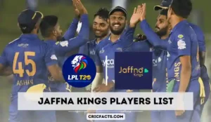 Jaffna Kings Players List 2023