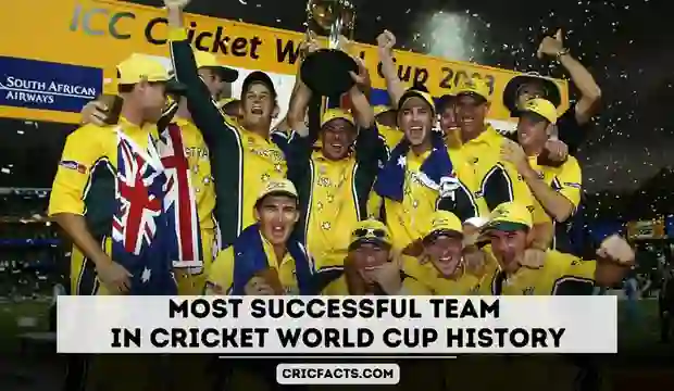 The Most Successful Team in Cricket World Cup History
