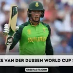 Rassie van der Dussen World Cup 2023 Runs