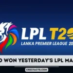 Yesterday LPL Match Score