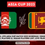 AFG vs SL asia cup match
